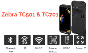 Zebra TC501 en TC701: terminals van de nieuwe generatie
